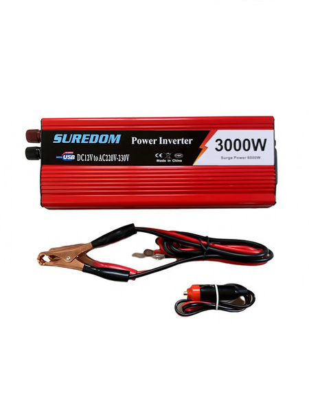 Автомобильный инвертор Suredom, 3000 W Вт. Сеть 220В - там где нужно ...