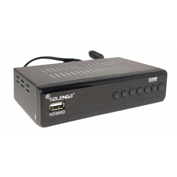 ТВ-ресивер Selenga HD980D DVB-T2/C (H.265, LAN) цифровая приставка ...