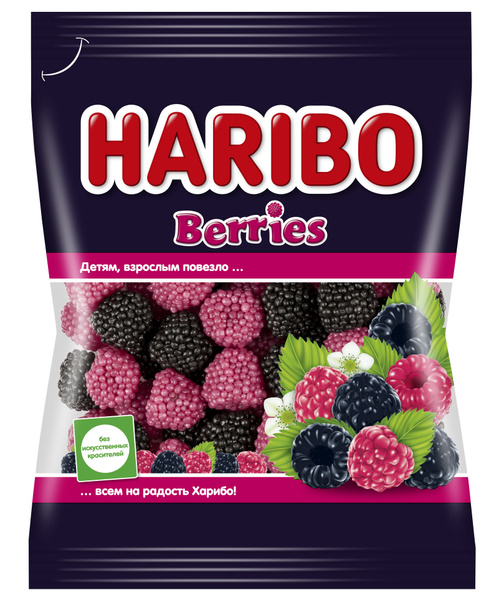 Жевательный мармелад Haribo Ягоды, 80 г - купить с доставкой по ...