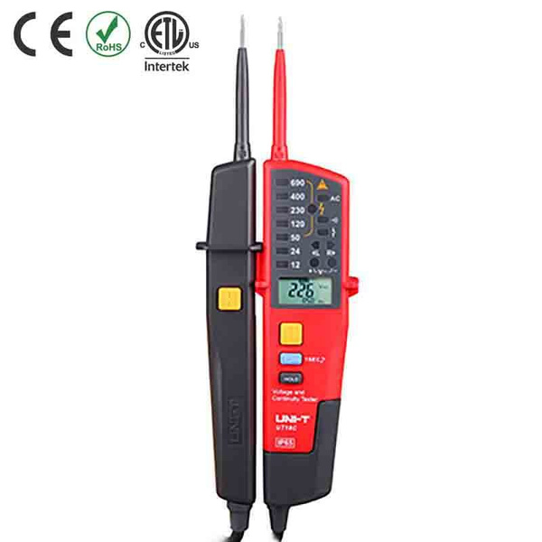 Тестер напряжения и целостности цепи UNI-T UT18C купить по выгодной ...