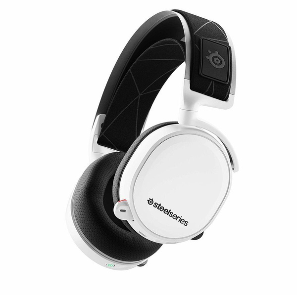 Наушники Полноразмерные SteelSeries Arctis 7, беспроводные, белый ...