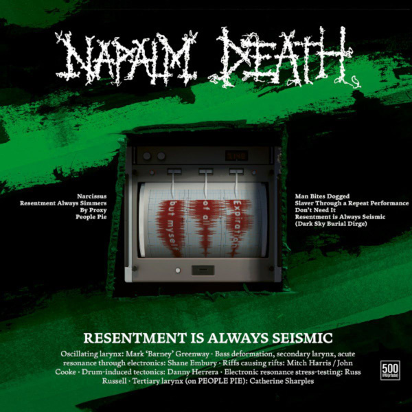 NAPALM DEATH RESENTMENT IS ALWAYS SEISMIC - A FINAL THROW OF THROES, LP ...