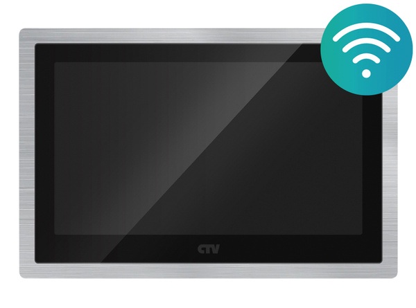 Видеодомофон CTV CTV-M5102AHD монитор видеодомофона с Wi-Fi, 1024x600 ...