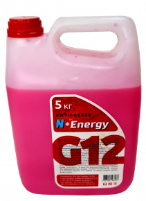 Антифриз G12 красный 5 кг. ANTIFREEZE G12 охлаждающая жидкость -40 С ...