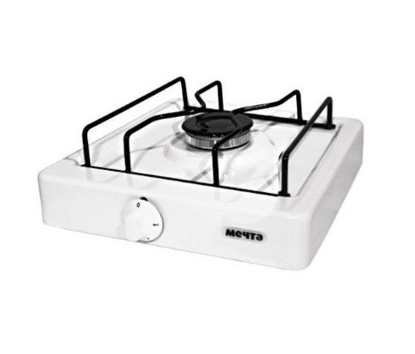 МЕЧТА Газовая настольная плита 100М, белый - купить с доставкой по ...