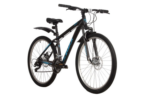 Велосипед FOXX 26" ATLANTIC D черный, алюминий, размер 18" - купить по ...