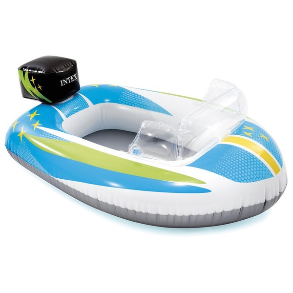 Детская надувная резиновая лодка пвх INTEX Pool Cruisers, надувная ...