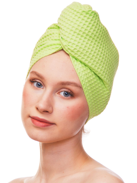 Полотенце для волос Доброе утро вафлячалма Хлопок 20x30 см, 1 шт ...