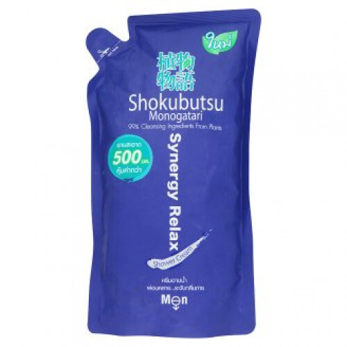 Shokubutsu Крем-гель для душа мужской тонизирующий Lion Synergy Relax ...
