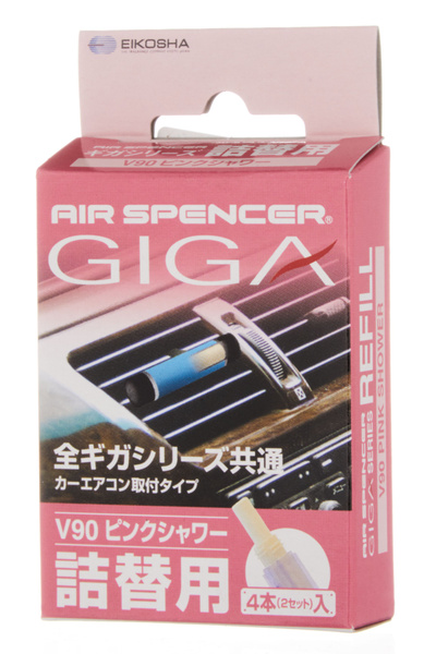 EIKOSHA Запасной элемент для ароматизатора на кондиционер GIGA - PINK ...