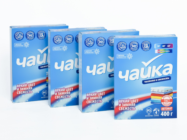 Стиральный порошок Чайка автомат для цветного яркий цвет и зимняя ...
