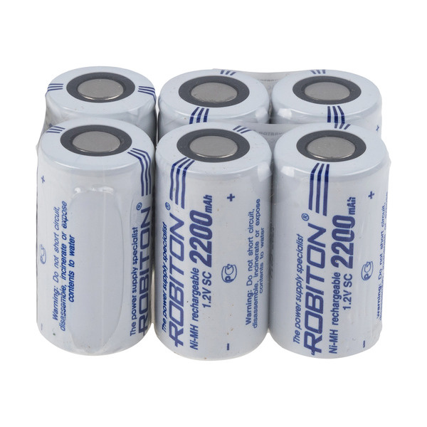 Аккумуляторная банка ROBITON 2200МНSC High Power, Ni-МН, 1.2 В, 2200 ...