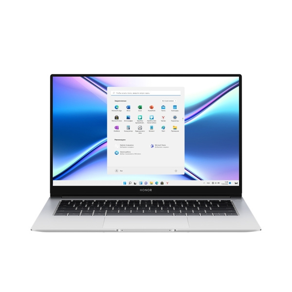 Ноутбук Honor MagicBook X14 NBR-WAH9, серебристый купить по низкой цене ...