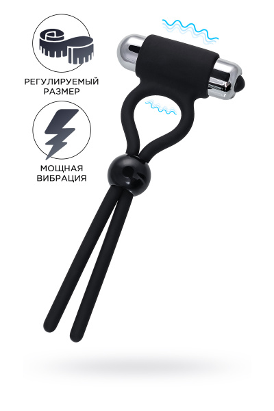 Лассо на пенис A-toys Ect черное 14 см - купить с доставкой по выгодным ...