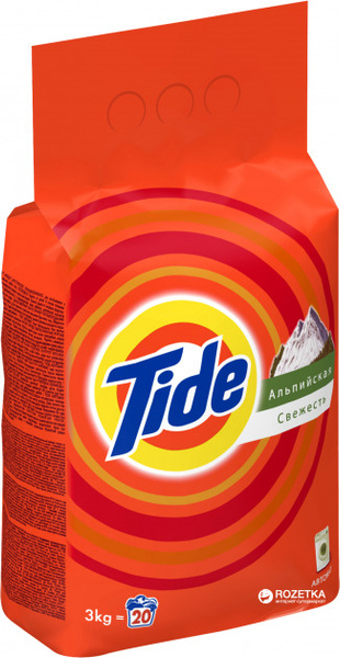 Tide Авт стиральный порошок Альпийская свежесть 3кг - купить с ...