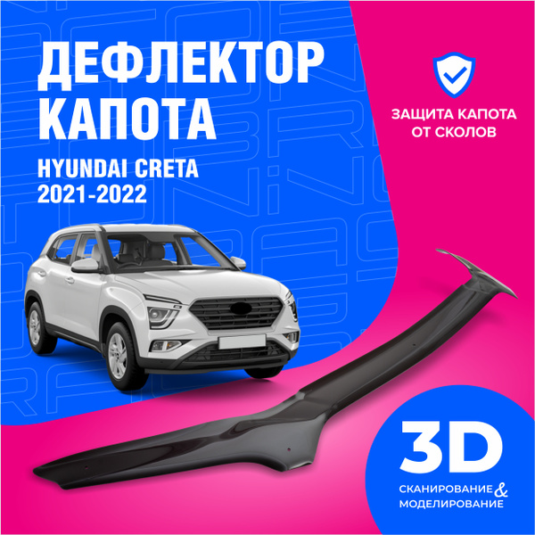 Вопросы и ответы о Дефлектор капота для автомобиля Hyundai Creta 2 ...