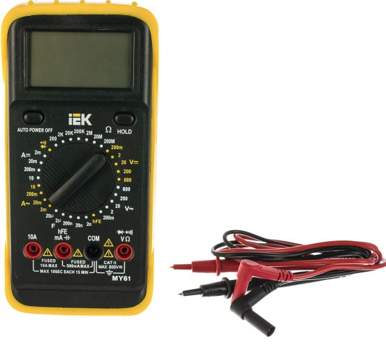 Iek TMD-5S-061 Мультиметр цифровой Professional MY61 IEK купить по ...