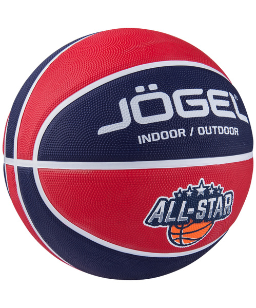 Мяч баскетбольный JOGEL Streets ALL-STAR №7, 7 размер, синий, красный ...