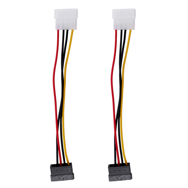 Кабель-переходник SATA Power мама на папа Molex, 6 дюймов - купить с ...