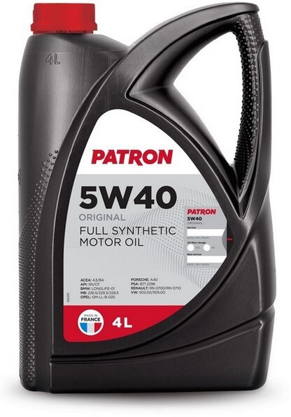 Масло моторное PATRON 5W-40 Синтетическое - купить в интернет-магазине ...
