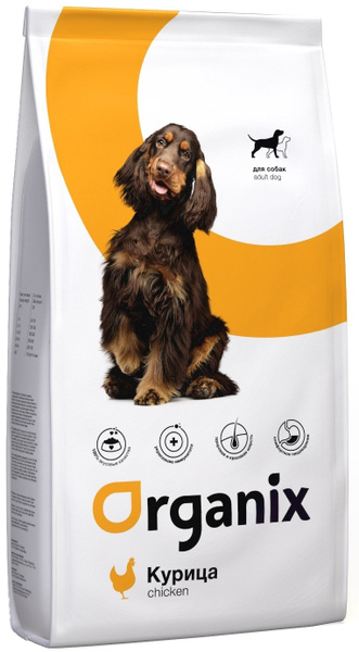Корм Organix Adult Dog Chicken для собак, с курицей и цельным рисом, 12 ...