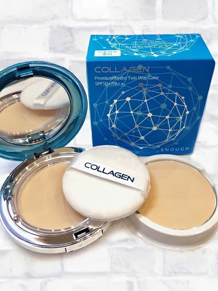 Enough Пудра компактная с коллагеном увлажняющая Collagen Hydro ...