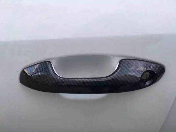 Накладки на ручки открывания дверей Kia Rio / Киа Рио 2016-2021 г.в ...