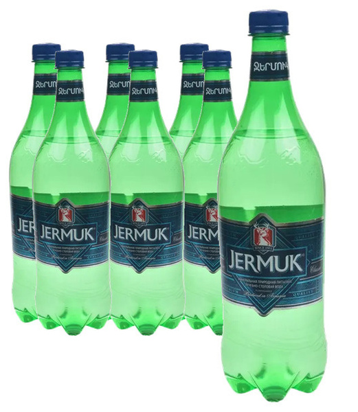 Вода минеральная Джермук 1 л х 6 бутылок, газированная, пэт - купить с ...