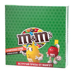 Драже с соленым арахисом M&M's, 45 г* 32 шт - купить с доставкой по ...