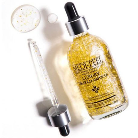 MEDI-PEEL LUXURY 24K GOLD AMPOULE (100ML) Антивозрастная ампульная ...