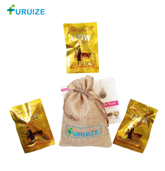 Фитотампоны китайские QGW (Цин Гун Вань) премиум, золотые от FURUIZE ...