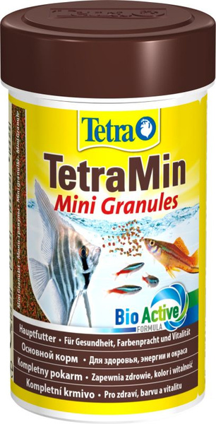 Корм Тетра (Tetra) TetraMin Granules для всех видов мелких рыб - Мини ...