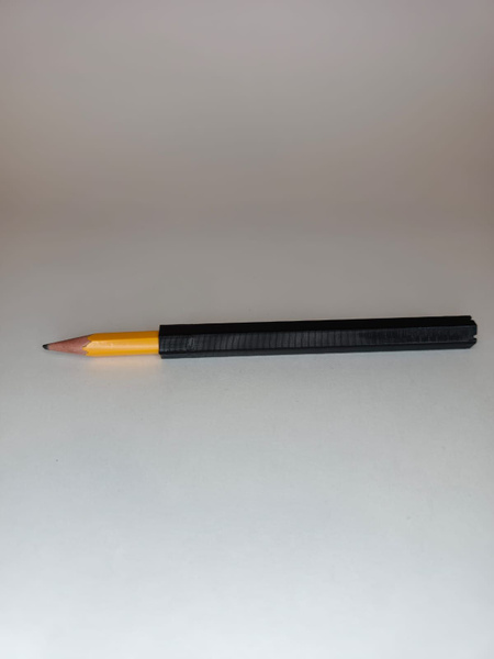 удлинитель для карандаша (шестиугольный, круглый) чёрный -  с .