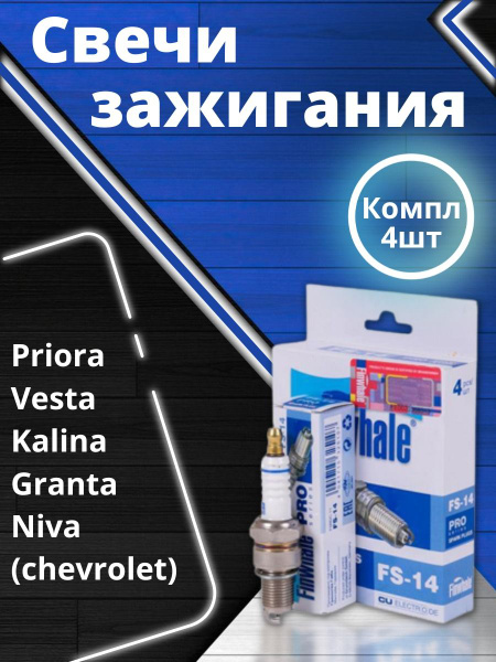 Комплект свечей зажигания Finwhale FS-14 - купить по выгодным ценам в ...