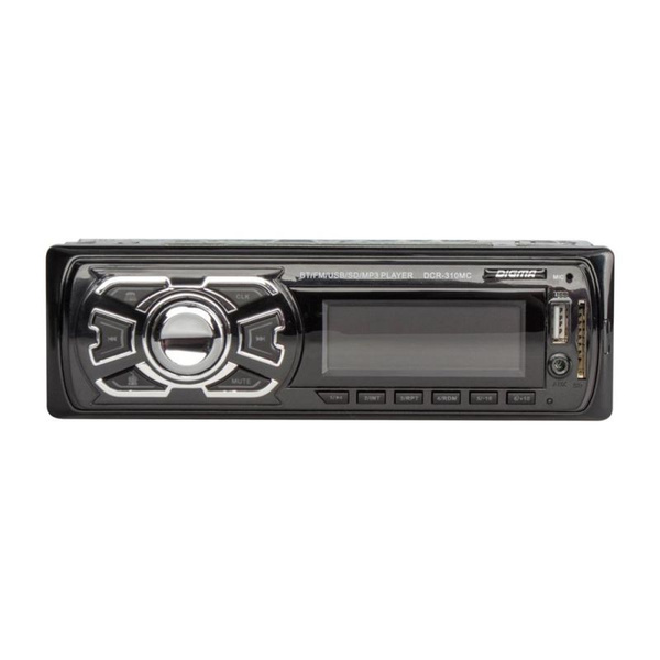 Автомагнитола Digma DCR-310MC1 DIN - купить в интернет-магазине OZON с ...