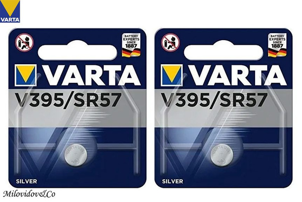Varta Батарейка 395, 399 (SR57, SR927), Оксид-серебряный тип, 1,55 В, 2 ...