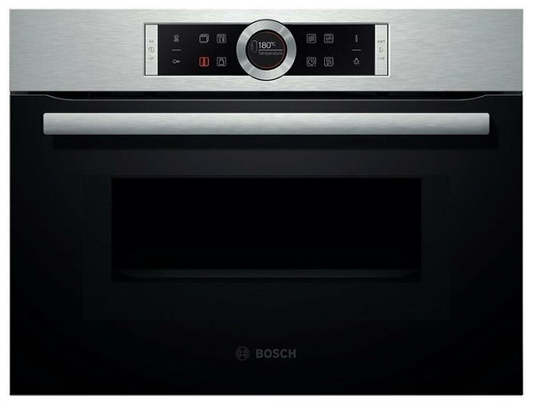 Электрический духовой шкаф с СВЧ Bosch CMG633BS1 - купить с доставкой ...