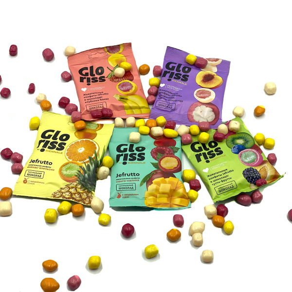 Жевательные конфеты GLORISS Jefrutto