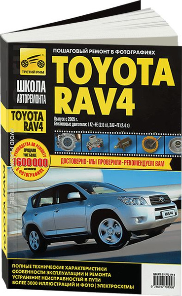 Прайс на ремонт Toyota RAV 4 2006-2013