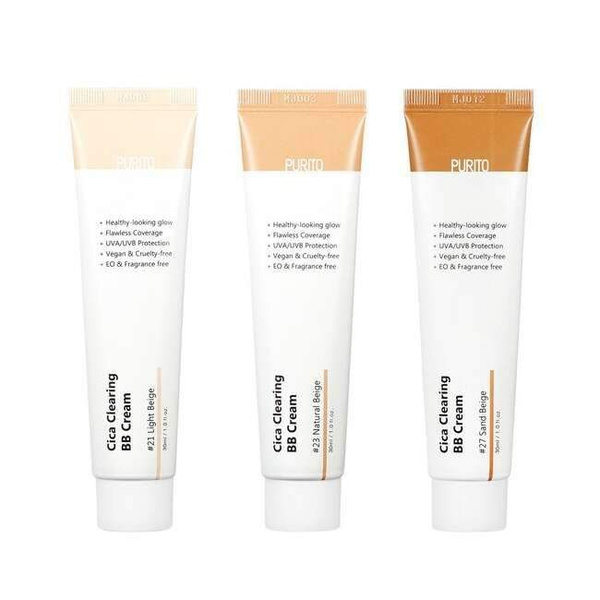 Purito BB-крем с экстрактом центеллы 21 Cica Clearing BB Cream - купить ...