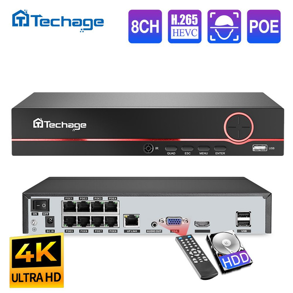 Персональный видеорегистратор Techage TA-6708KR 3840x2160 4K - купить ...