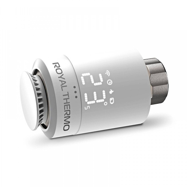 Электронная термоголовка белая Royal Thermo Smart Heat RTE 77.001 ...