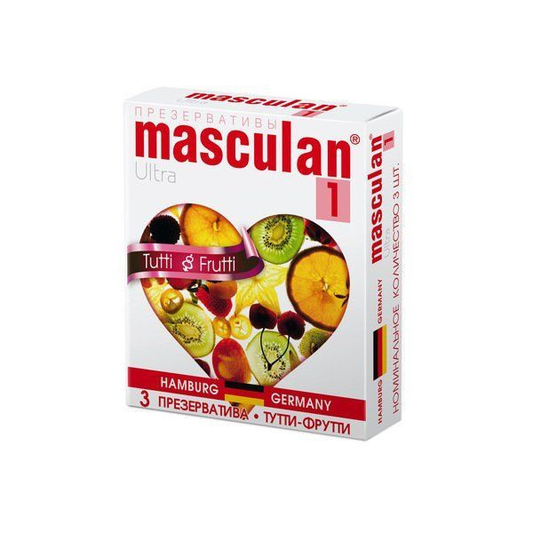 МАСКУЛАН Презервативы Masculan Tutti-Frutti № 3 тутти-фрутти - купить с ...