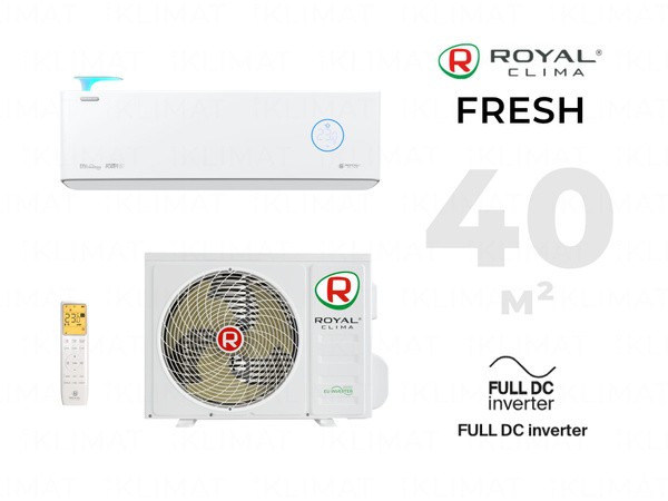 Настенный кондиционер Royal Clima FRESH FULL DC EU RCI-RF40HN/IN/RCI ...