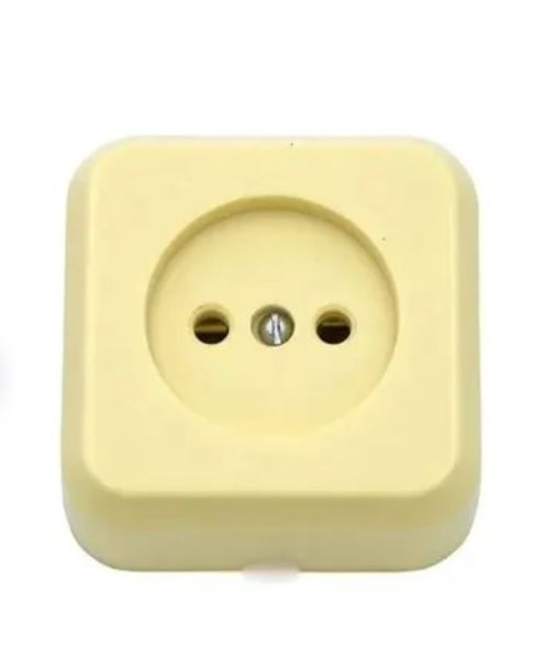 Розетка Ливны РА10-007 квадратная, слоновая кость, с донышком - купить ...