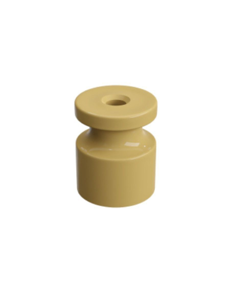 Изолятор ретро для открытой проводки пластиковый песочное золото ...