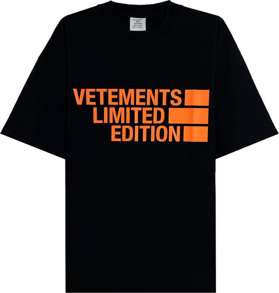 Футболка Vetements, размер 56, цвет черный - купить по выгодной цене в ...