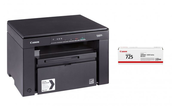 Принтер Canon x i-SENSYS MF3010 +725 (Black), Монохромный печать ...