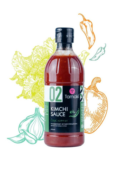 Соус Tamaki Кимчи, бутылка с дозатором 470 мл., Тамаки - купить с ...