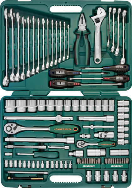 S04H624101S Набор инструмента универсальный 1/4", 1/2"DR, 101пр ...